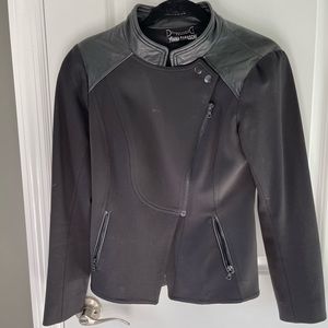 Yoana Baraschi Black Moto Jacket Size 8 Spring